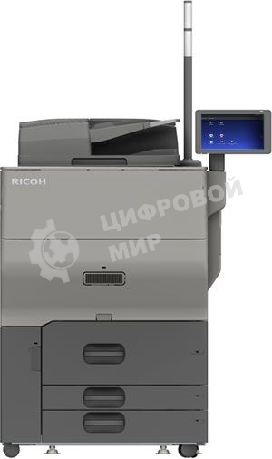 МФУ лазерное Ricoh Pro C5300S, SRA3, цветной, печ. до 35/65 стр/мин (A3/А4), скан. до 240 стр/мин., 1200 x 4800 DPI (печ.), 600 x 600 DPI (скан.), USB, Ethernet