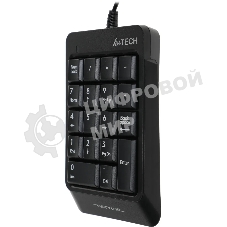 Числовой блок проводной A4Tech Fstyler FK13P, USB, черный