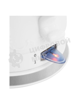 Чайник керамический Delta LUX DL-1236 белый