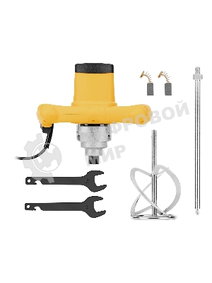 Миксер строительный Denzel EM-1-1200, 1200 Вт, 0-680 об/мин