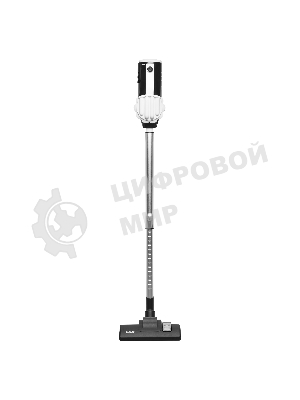 Пылесос вертикальный BBK BV2512 черный/белый, питание от сети, 100 Вт, уборка сухая, пылесборник 0.5 л