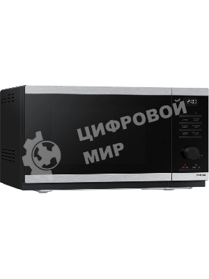 Микроволновая печь Samsung MG23DG4524ATBW нержавеющая сталь/черный 23 л, 800 Вт, переключатели - поворотный механизм