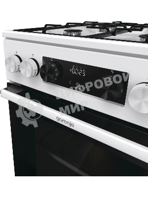 Плита комбинированная Gorenje GK5C60WJ белый, конфорок 4 газовых, духовка 62 л, 50 см x 85 см x 59.4 см
