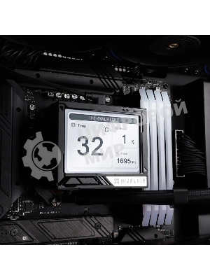 Система жидкостного охлаждения Thermalright Mjolnir Vision 360 ARGB Soc-AM5/AM4/1151/1200/2066/2011/1700 черный 4-pin 27dB Al LCD Ret (M-VISION-360-BL-ARGB)