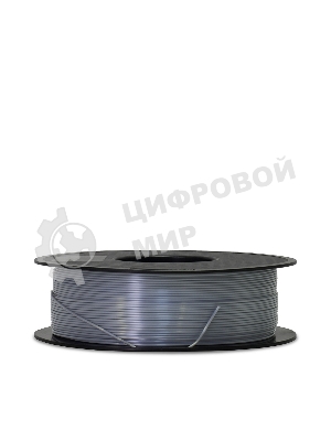 Филамент Crown Micro CM-FILPLAS005S PLA Silk 1.75 1кг серебряный