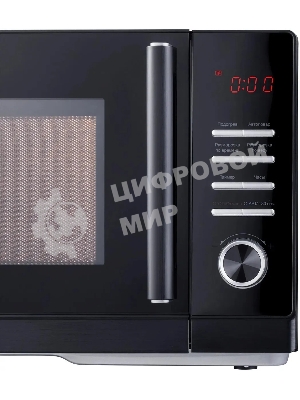 Микроволновая печь Hyundai HYM-D3013 черный, 25 л, 800 Вт, переключатели - кнопки, поворотный механизм