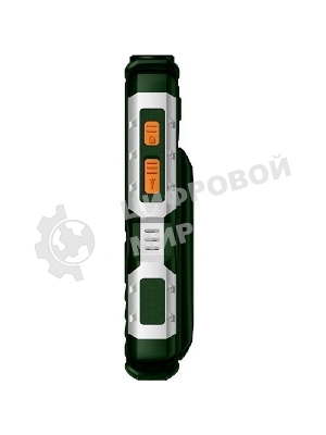 Мобильный телефон BQ 2430 Tank Power зеленый/серебристый