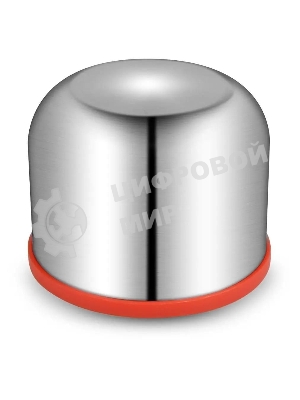 Термос Starwind 10-1000 1 л. серебристый/красный, картонная коробка