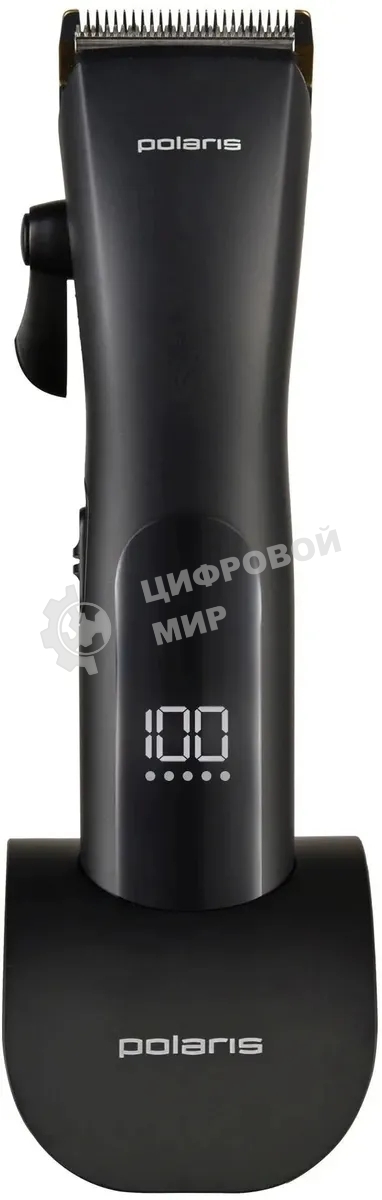 Машинка для стрижки Polaris PHC 2500 черный 3Вт (насадок в компл: 6шт)