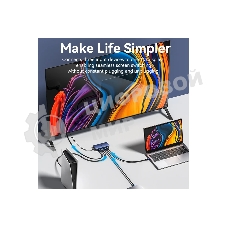 Переключатель (switch) 3x1 Vention HDMI v2.0