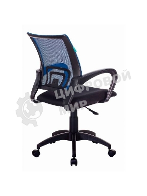 Кресло Бюрократ CH-695NLT синий/черный, сетка/ткань, 120 кг, механизм качания