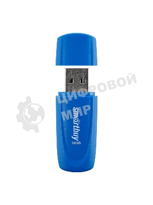 Флешка USB Smartbuy Scout Blue (SB032Gb2SCB), 32Gb, USB 2.0, R/W 13/8, синий
