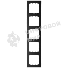 Рамка Jasmart 5-м G-Classic черный матовый soft touch