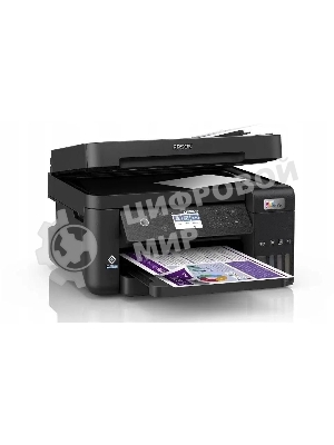 МФУ струйное Epson EcoTank L6270, A4, цветной, печ. до 33/15.5 стр/мин. (ч/б/цв.), 1200 x 4800 dpi (печ.), 1200x2400dpi (скан.), USB, RJ-45, Wi-Fi