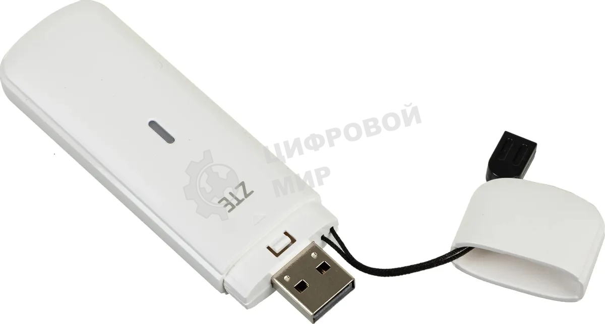 Модем ZTE MF833 2G/3G/4G USB Firewall +Router внешний белый