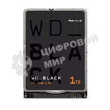 Жесткий диск WD 1Tb 7200rpm SATA-III WD10SPSX черный 64Mb 2.5