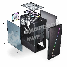 Компьютерный корпус ABR GQ-2 (8018) (USB 3.0X1 + USB 2.0 X2+audio)