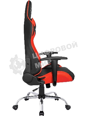 Кресло игровое Defender Azgard черный/Красный, полиуретан, 60 мм