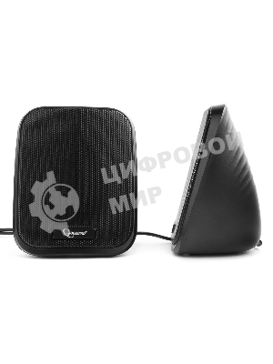 Акустическая система 2.0 Gembird SPK-100, черный, 6 Вт, рег. громкости, USB-питание