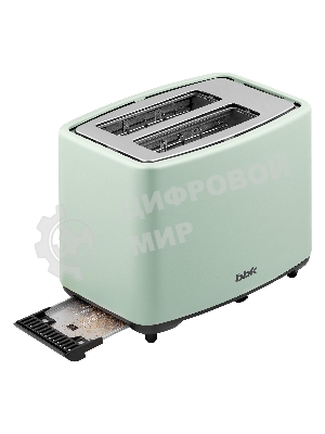 Тостер BBK TR85 серо-зеленый