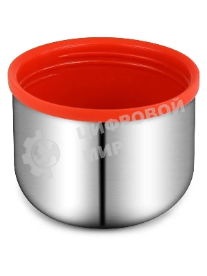 Термос Starwind 10-1000 1 л. серебристый/красный, картонная коробка