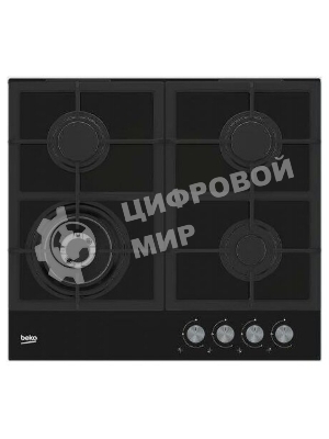 Газовая варочная панель Beko HILW 64225 S, черный
