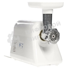 Мясорубка электрическая Ротор Дива-Р ЭМШ 35/300-1 белый, 1500 Вт, 0.58 кг/мин, реверс, защита от перегрузки, насадки - 1