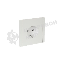 Розетка СП FORTE&PIANO FP216 16А с заземл. без защ. шторок винт. крепл. белый IEK FP-R11-16-K01