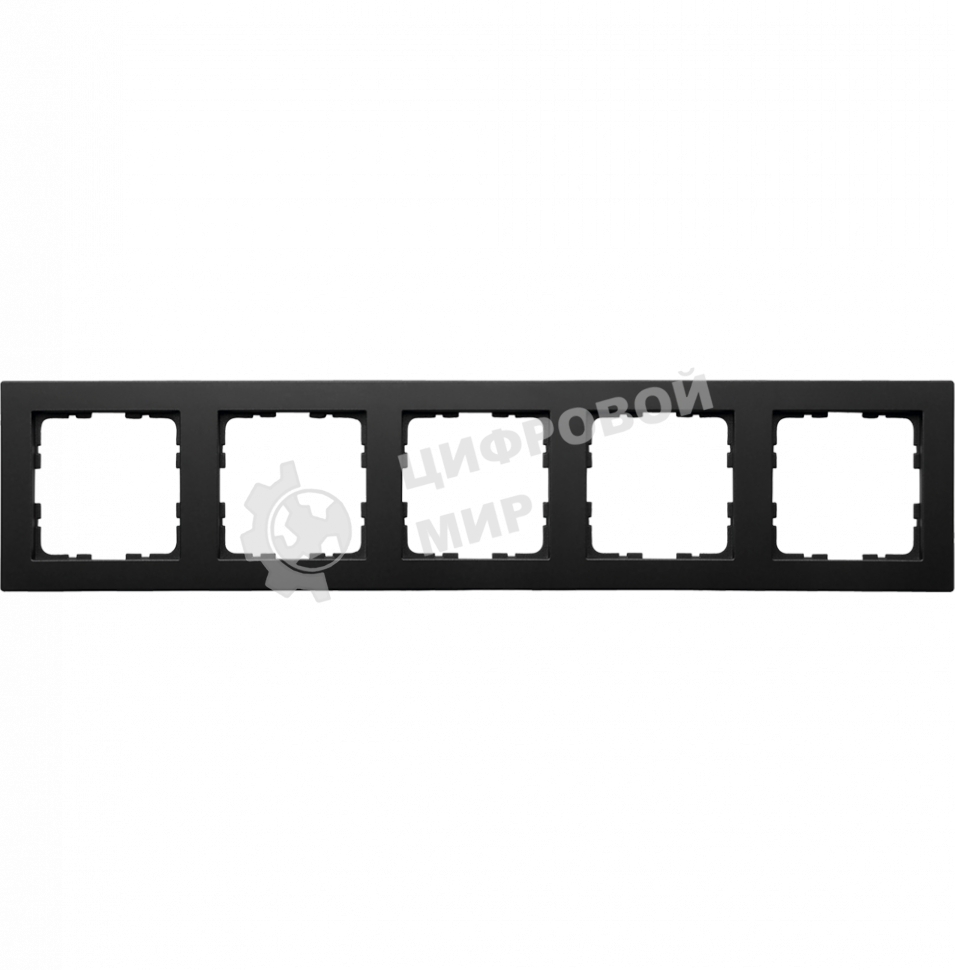 Рамка Jasmart 5-м G-Classic черный матовый soft touch