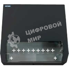 Шкаф коммутационный NTSS (NTSS-SOHO5U-BL) настенный 5U 520x140 мм пер. дв. стекл несъемн. бок. пан. 80 кг черный