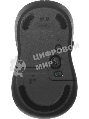 Мышь Logitech M650 L черный оптическая 4000dpi беспров. BT/Radio USB (910-006350)