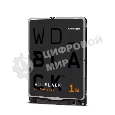 Жесткий диск WD 1Tb 7200rpm SATA-III WD10SPSX черный 64Mb 2.5