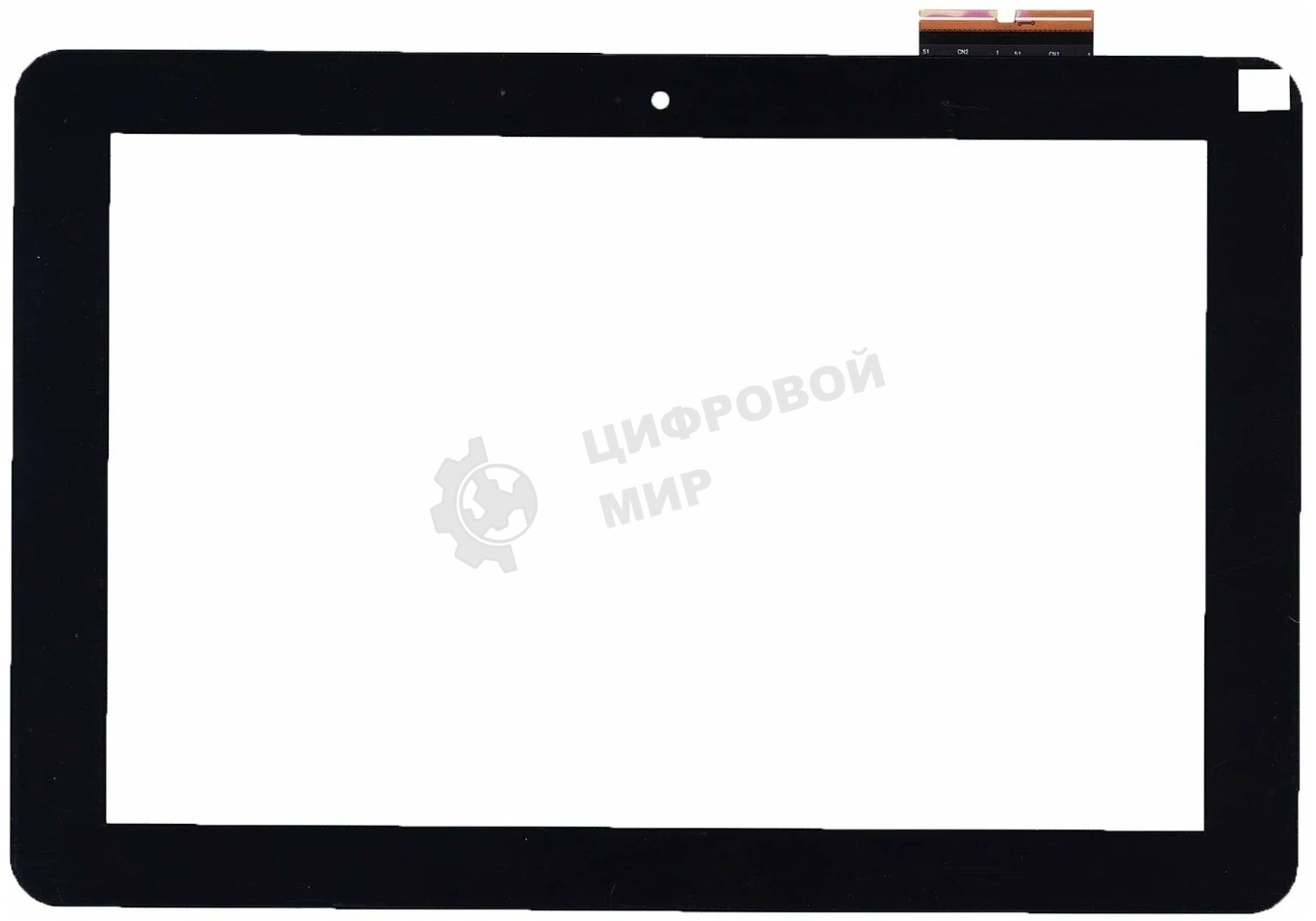 Сенсорное стекло (тачскрин) для Asus Transformer Book T101HA, черное