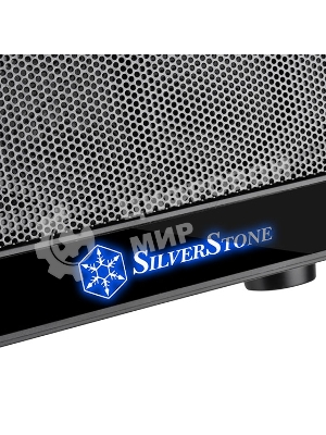 Компьютерный корпус Silverstone SST-PS15B-PRO Precision Mini Tower Micro ATX Computer Case, tempered glass, 2x 120мм ARGb, 1x ARGb Controller, black