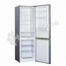 Холодильник Kraft KF-DC290X серый металлик двухкамерный 220/70л морозилка снизу