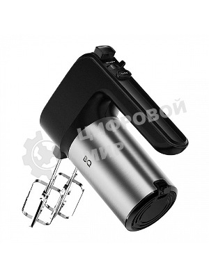 Миксер BQ MX323 Steel-black, Мощность 500 Вт, 6 скоростей, Режим Турбо