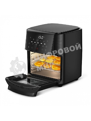 Аэрогриль BQ GR2009 белый, 1800 Вт, 12 л, сенсор, 8 программ