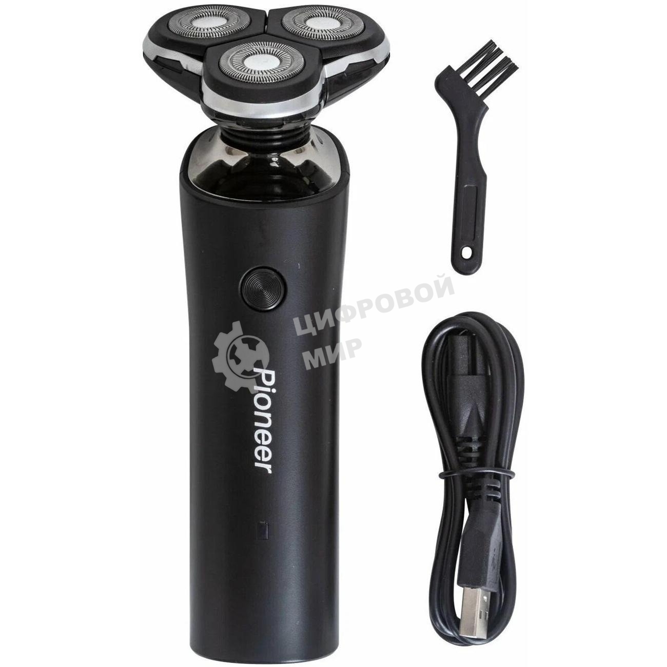 Электробритва Pioneer BS006, 3 плавающие бритвенные головки, сухое и влажное бритье, время работы до 90 мин