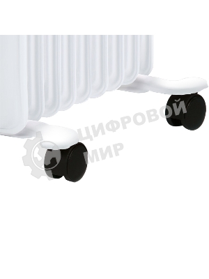 Обогреватель масляный Ballu Classic BOH/CL-05WRN (5 секций), белый, 1000 Вт, 15 м2, термостат