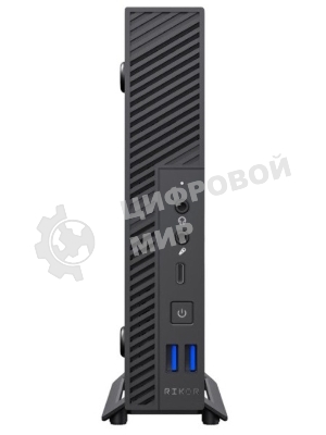 Компьютер Rikor USFF 101.1 4BA745FE i3-12100/8GB/256GB SSD/UHD Graphics 730/WiFi/BT/Win11Pro/black