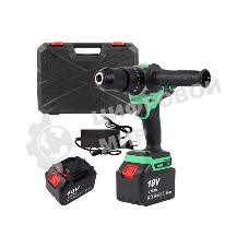 Дрель-шуруповерт Zitrek Green Impact 063-4046, 18 В, 5 Ач, 80 Нм, бесщеточный, ударный