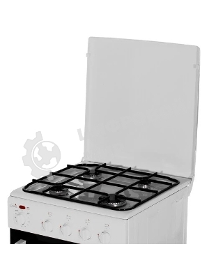 Плита комбинированная Cezaris ПГЭ 1000-05 белый, конфорок 4 шт, духовка 45 л, 51 см x 85 см x 52 см
