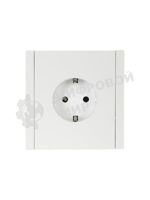 Розетка СП FORTE&PIANO FP216 16А с заземл. без защ. шторок винт. крепл. белый IEK FP-R11-16-K01