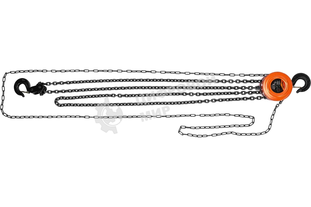 Таль цепная Sparta 2 т, h подъема 2,5 м, расстояние между крюками 380 мм