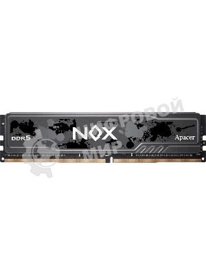 Оперативная память Apacer Nox, DDR5, 32Gb (2x16Gb), 6000MHz, CL40, DIMM, радиатор, черный