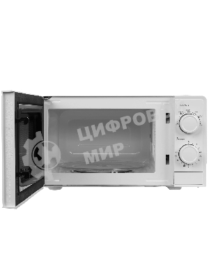 Микроволновая печь Delta DL-84L20 белый, 20 л, 700 Вт, переключатели - поворотный механизм