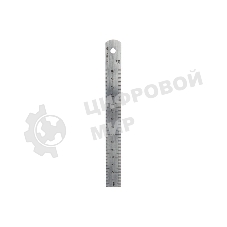 Линейка измерительная, 150 мм, металлическая Россия