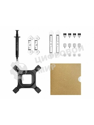 Кулер для процессора DEEPCOOL AN600 черный, 120 мм, алюминий, 1850 об/мин, 24.2 дБ, 4 pin, 180 Вт, 67 мм