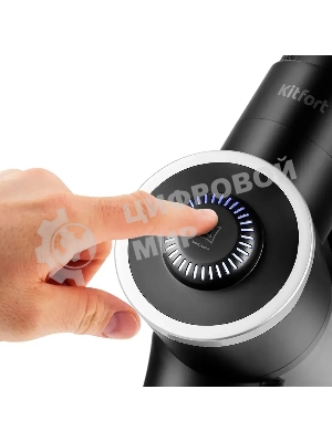 Пылесос ручной Kitfort КТ-5123 350Вт черный/серебристый