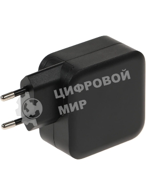 Блок питания TopON TOP-GaN-65WB автоматический 65W 5V-20V 3.25A 2xUSB от бытовой электросети LED индикатор